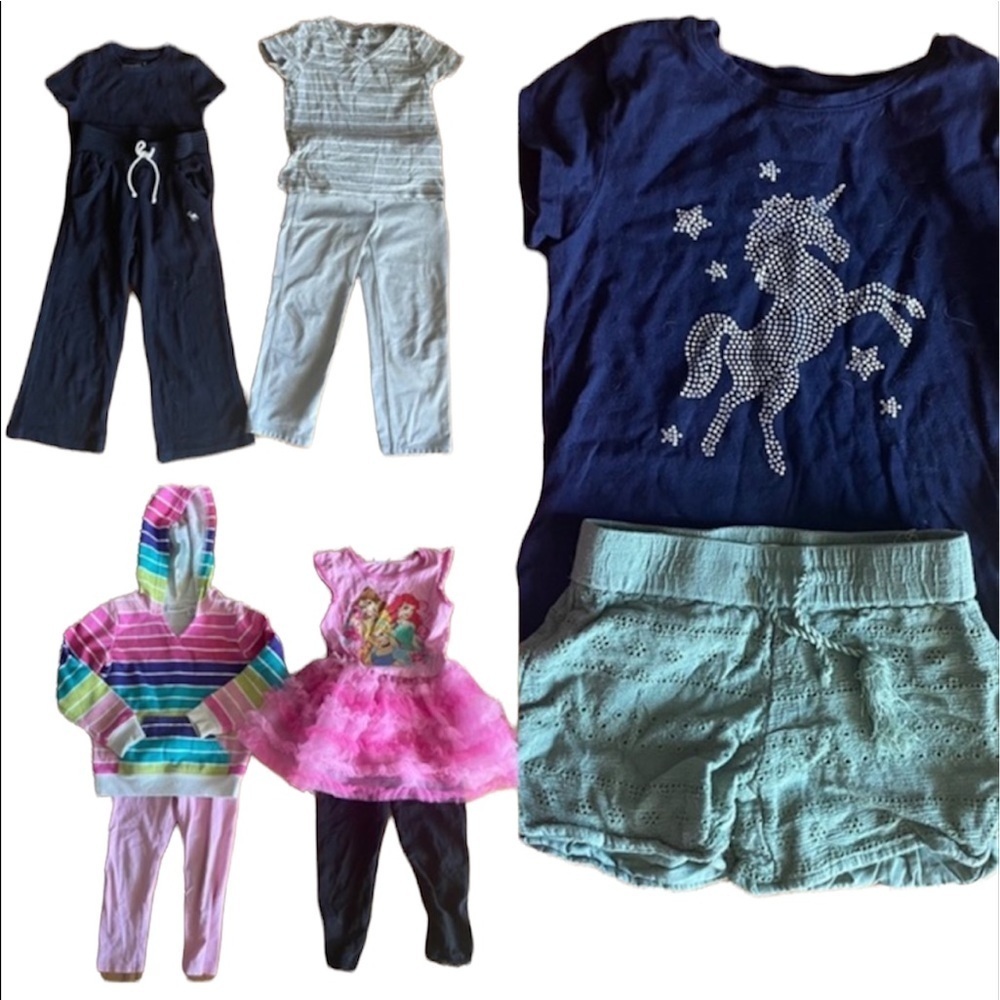 5 complete outfits/interchangeable/size 4